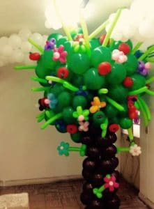 Como hacer decoraciones con globos para fiestas infantiles