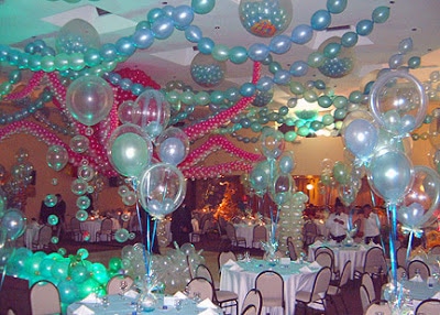 como hacer decoraciones con globos