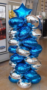 como decorar con globos metalicos